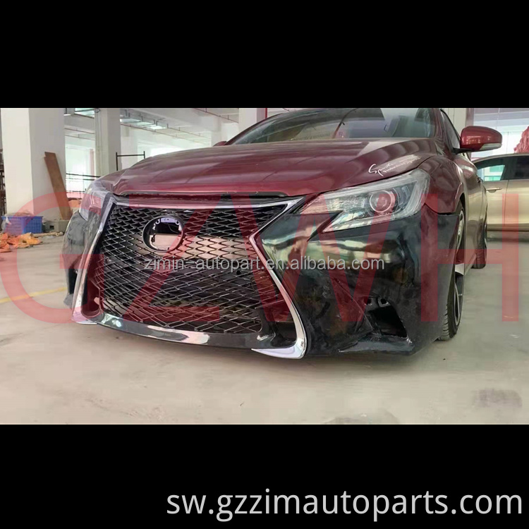 Vifaa vya Gari Kuboresha Facelift Front Bumper Bodykit Kwa mabadiliko ya Reiz kuwa GS250